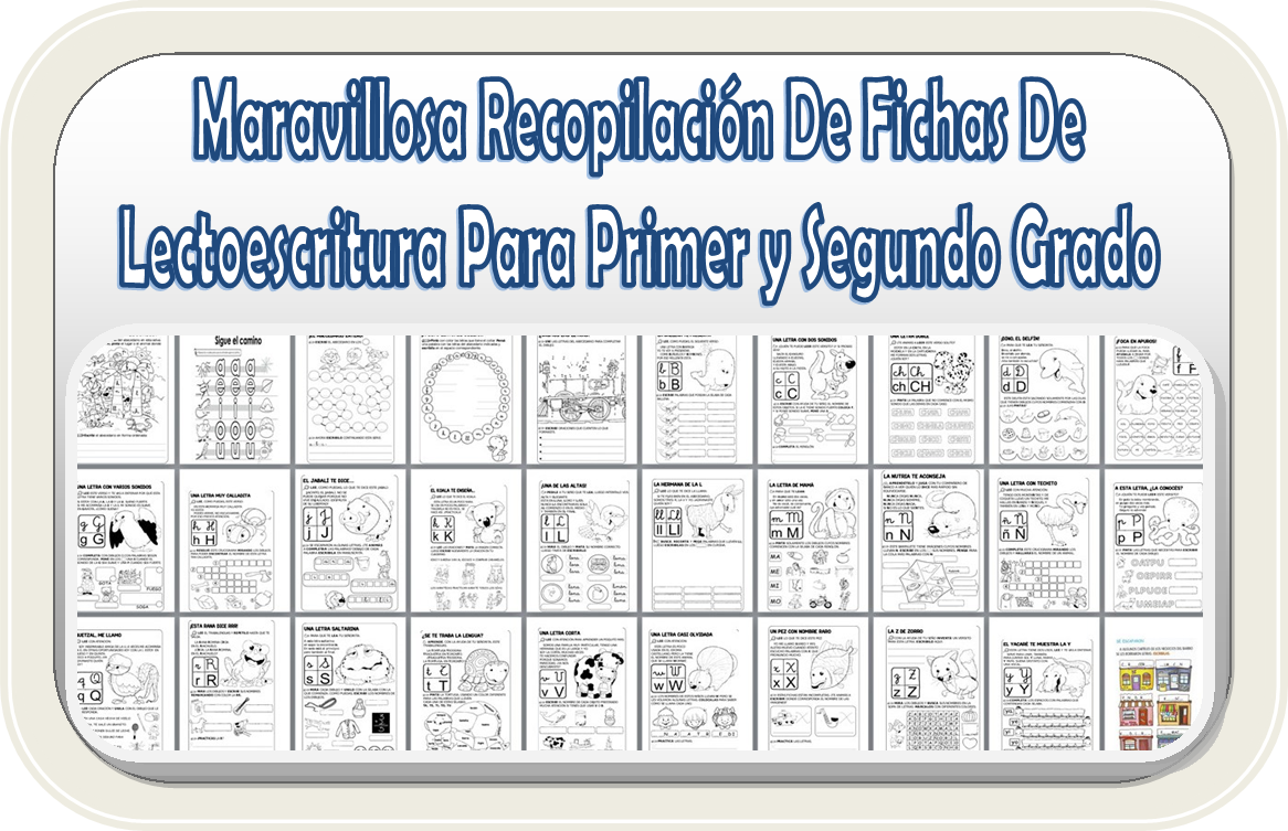 Nueva llegada Picante Los invitados Maravillosa recopilación de fichas de lectoescritura para primer y segundo  grado | Educación Primaria