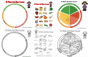 El plato del bien comer para armar, colorear y explicar | Educación Primaria
